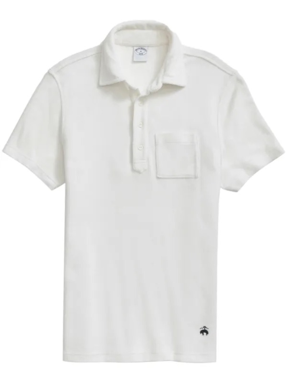 Men’s Brooks Brothers The Vintage Short-Sleeve White Polo Shirt